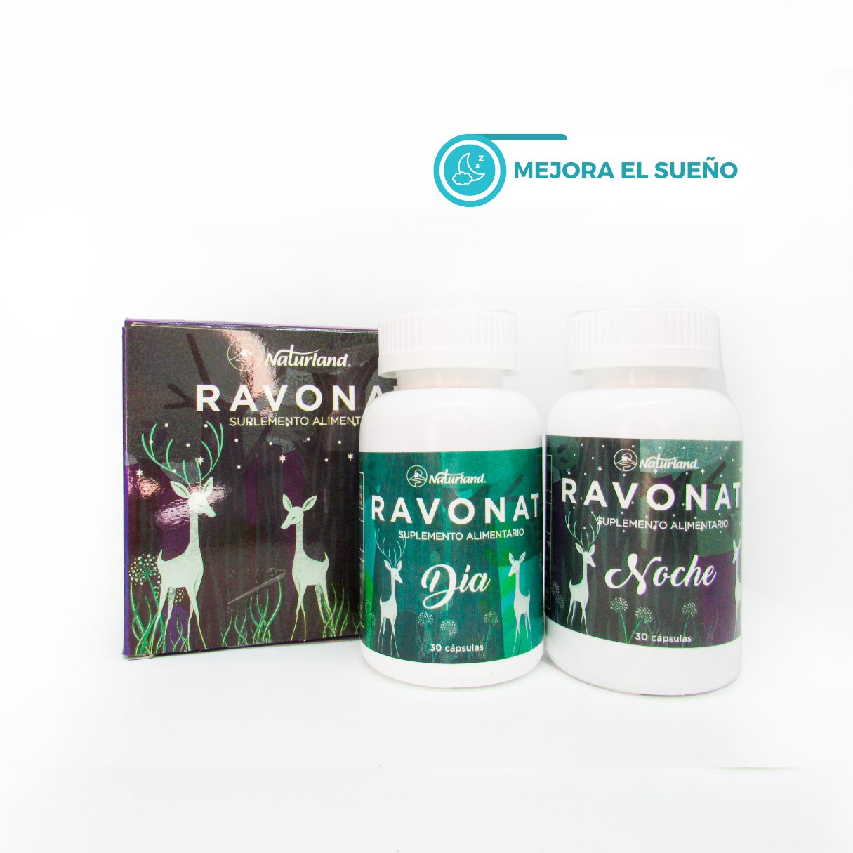 Ravonat día y Noche 30/30 cápsulas Naturland