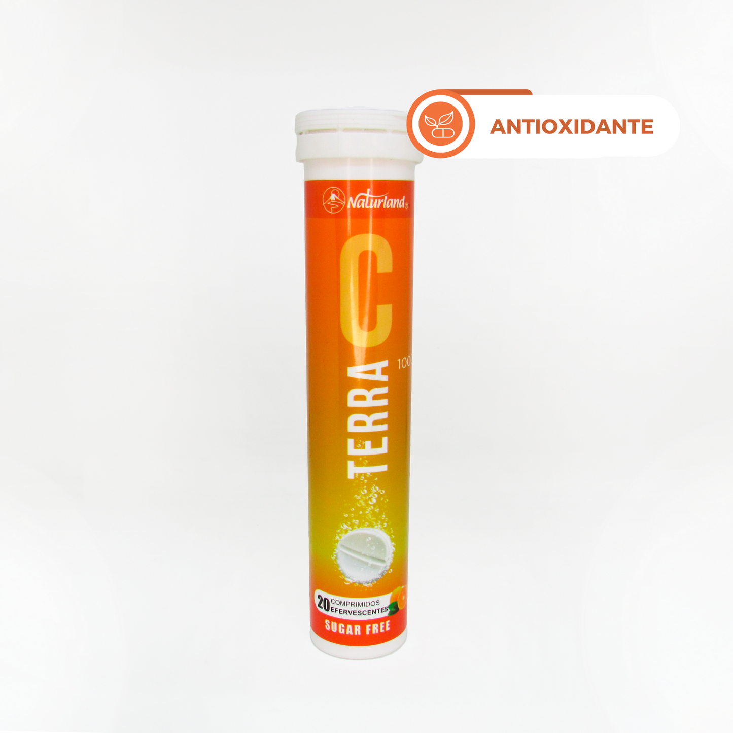 Terra C Eferves. 1000mg x 20Comp - SUGAR FREE - Naturland
