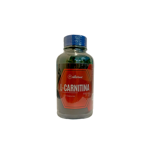 Aminoácido L-Carnitina 500mg Naturland 120 Capsulas