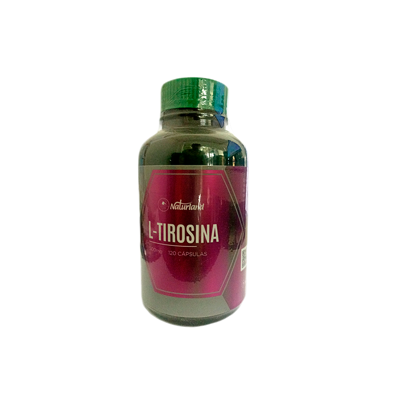 Aminoacido L-Tirosina 500mg Naturland 120 Capsulas