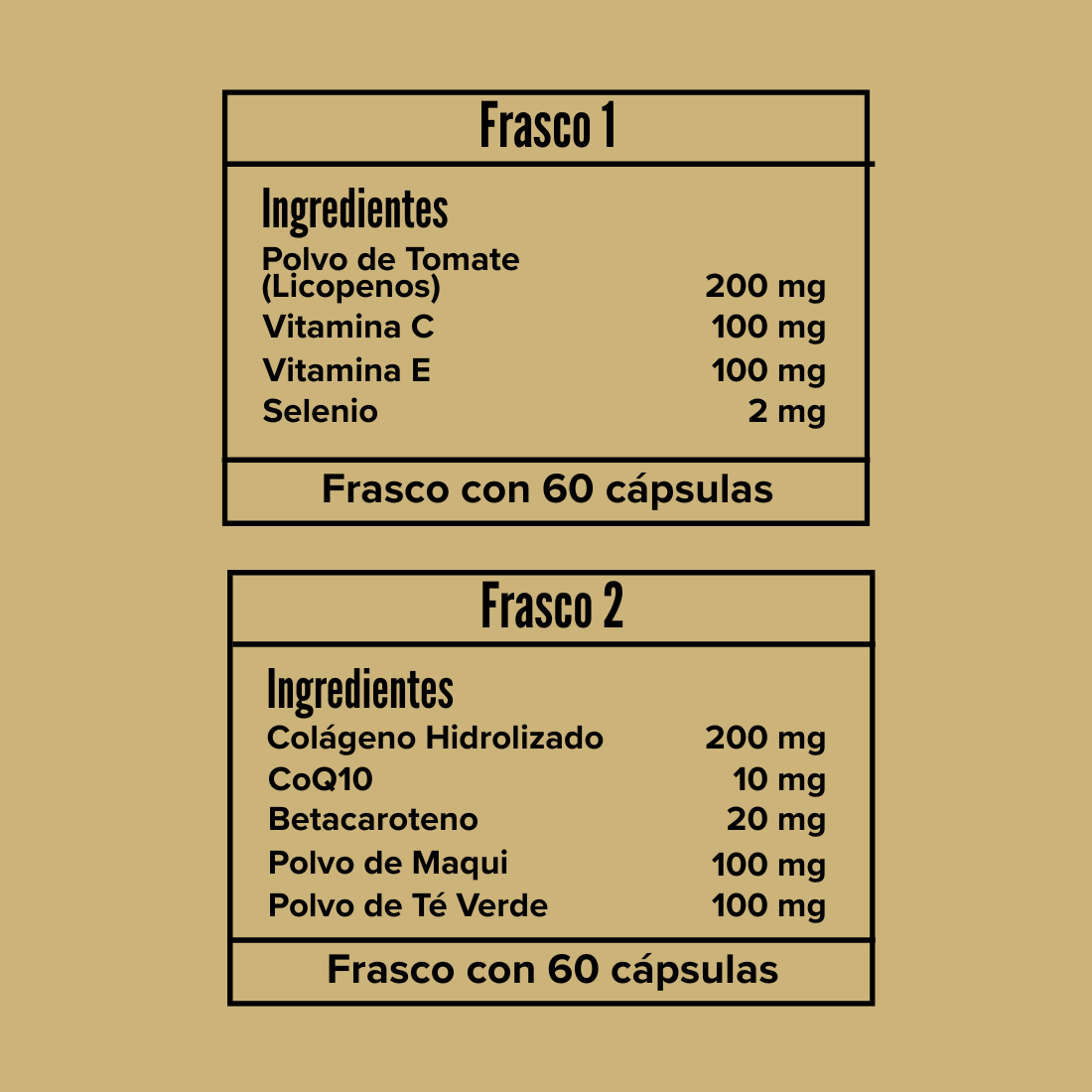 Terrasun - Solución Antioxidante Naturland 2 Frascos 60 Capsulas