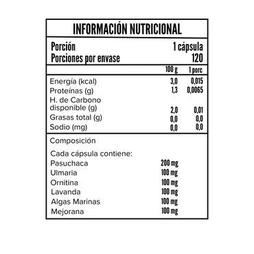 Terranormil 120 capsulas