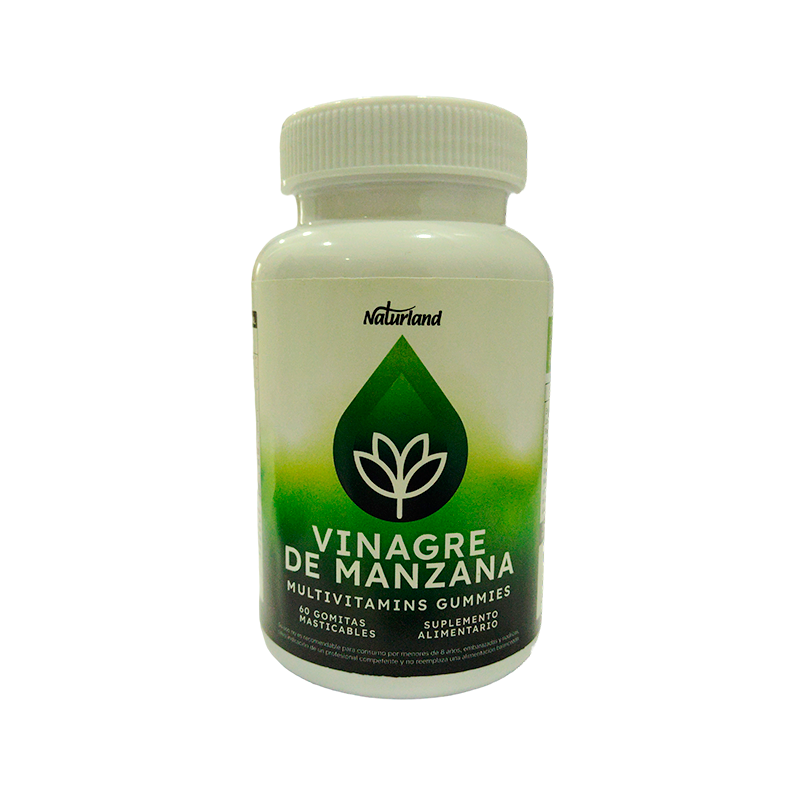 VINAGRE DE MANZANA GUMMIES - 60 GOMITAS - NATURLAND