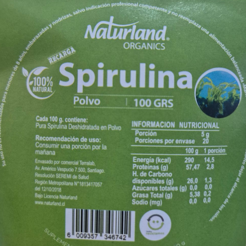 Spirulina Polvo 100 gr.