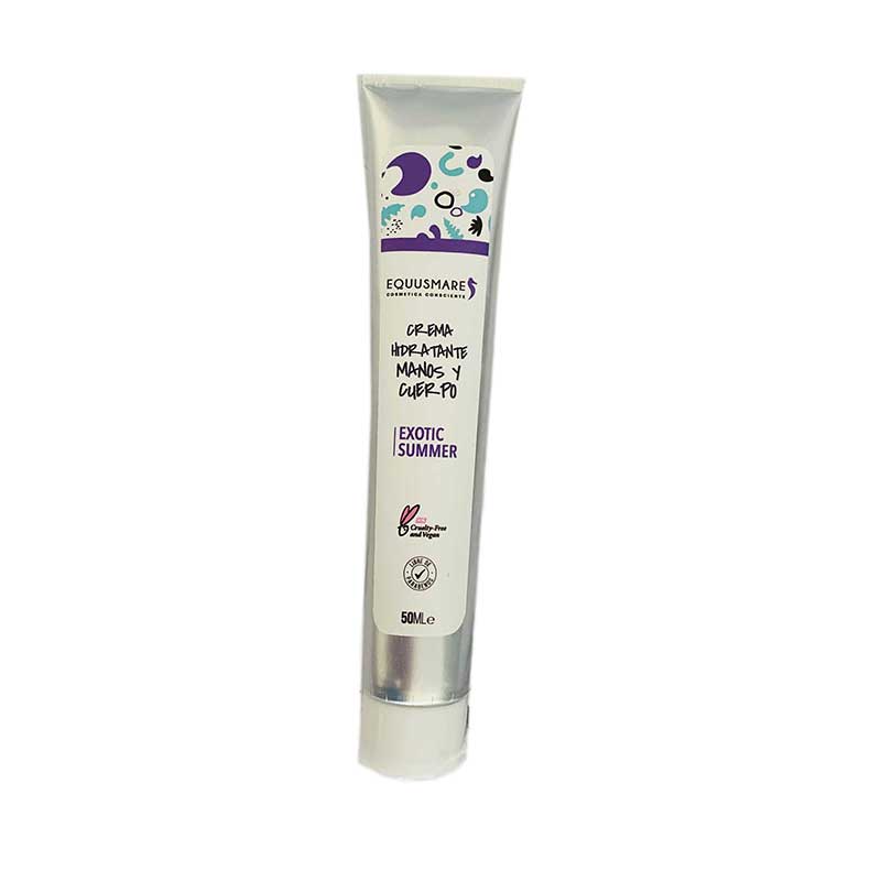 Crema Manos Exotic Summer 50ml Equusmare. Crema humectante y suavizante. Con aloe vera, vitamina E.