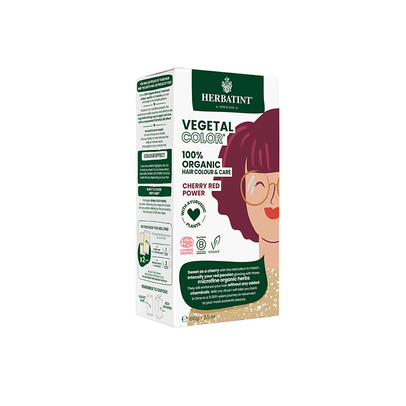 VEGETAL COLOUR - CHERRY RED POWER -HERBATINT