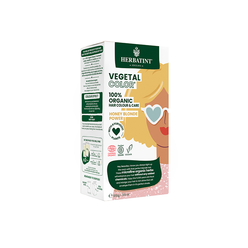 VEGETAL COLOUR - HONEY BLONDE POWER -HERBATINT