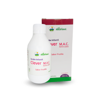 Clever M.A.C. Reforzado Infantil Jarabe Sabor frutilla 200ml