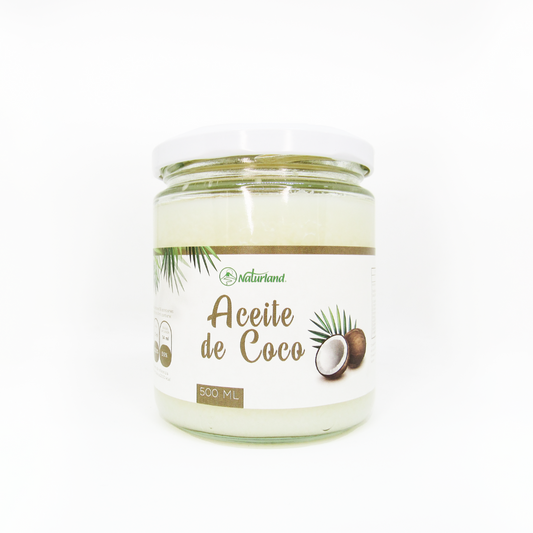 Aceite de Coco Naturland 500 Gramos