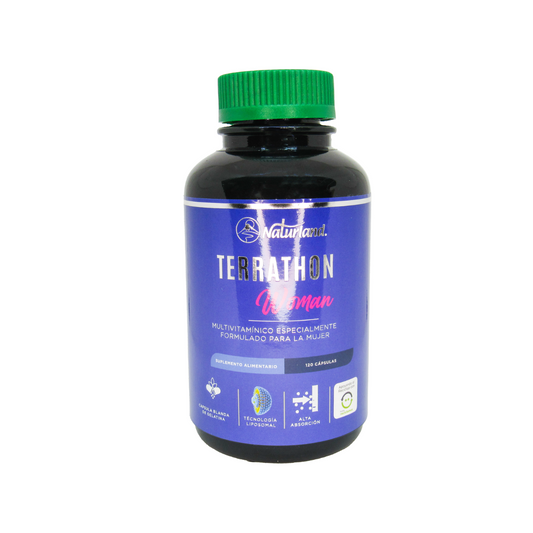 Terrathon Woman Naturland - Multivitamínico para la Mujer 120 Capsulas