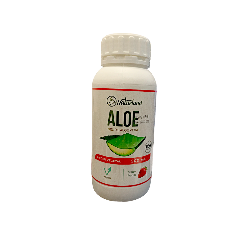ALOE VERA GEL 90%  FRUTILLA 500ML FN - NATURLAND