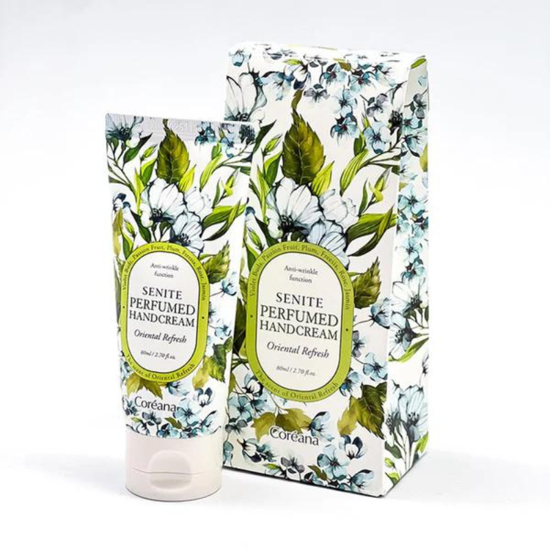 Crema de Manos Antiarrugas Perfumada Oriental Refresh 80ml - AMPLEN COREANA