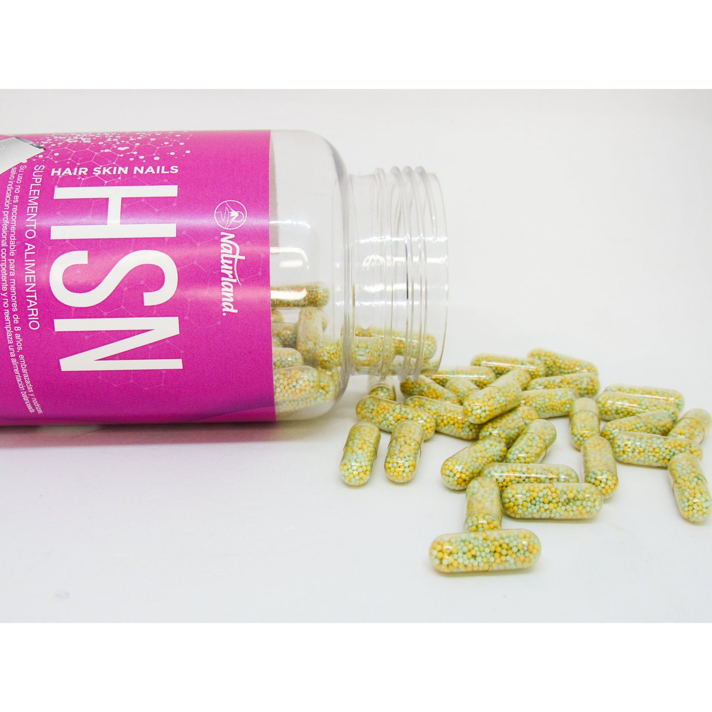 Hair Skins and Nails - Formula especial para el pelo, piel y uñas - Naturland 90 Capsulas Micropellet