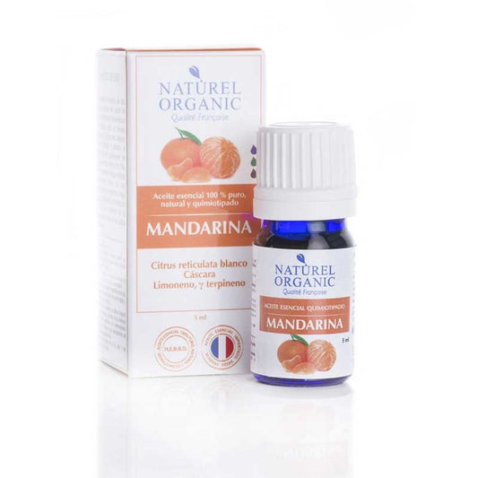 Aromaterapia Mandarina OrgÃƒÂ ¡nica 5ml Naturel. Para levantar el ÃƒÂ ¡nima, equilibrar.