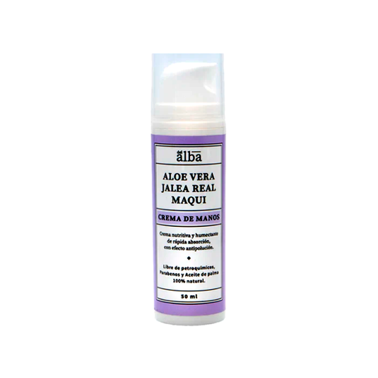 Crema de Manos Aloe Vera Jalea Real Maqui - 50 ml Del Alba