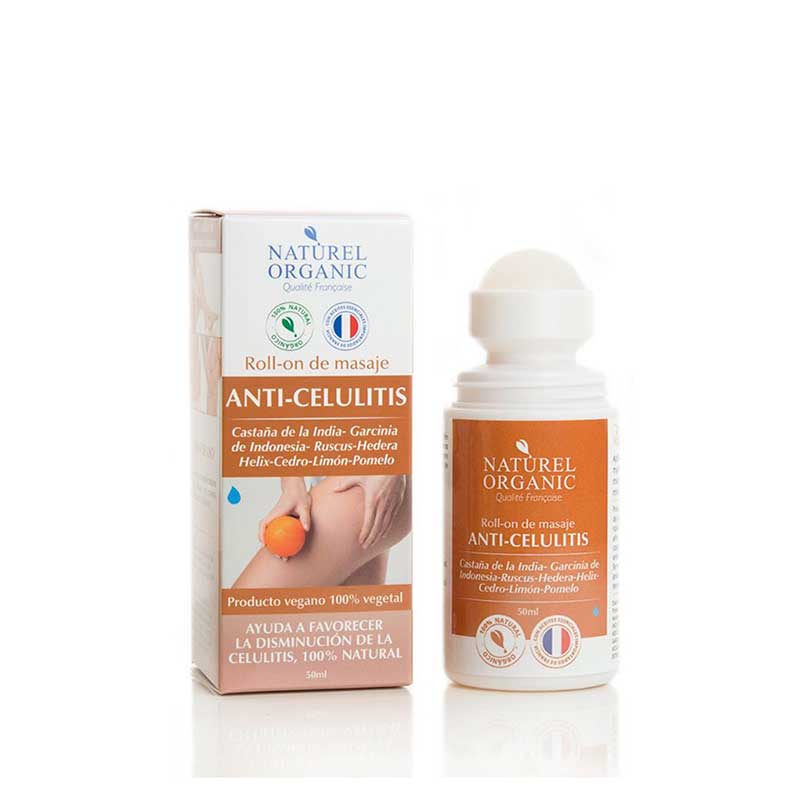 Roll on Anti Celulitis Naturel. Previene la formación de celulitis.