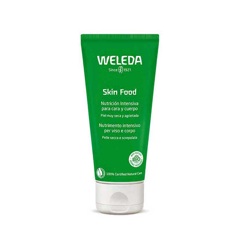 Skin Food 75 ml Weleda. Crema nutritiva para piel seca o agrietada.