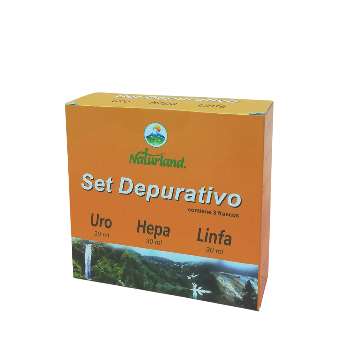 Set Depurativo Uro-Hepa-Linfa 30/30/30 ml